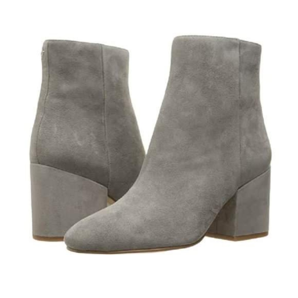 Sam Edelman Taye Grey Suede Heeled Boots. Size 8.5. Great condition.